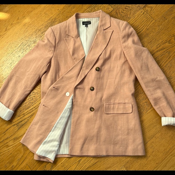 TopShop linen blazer, size 8 - Picture 2 of 6
